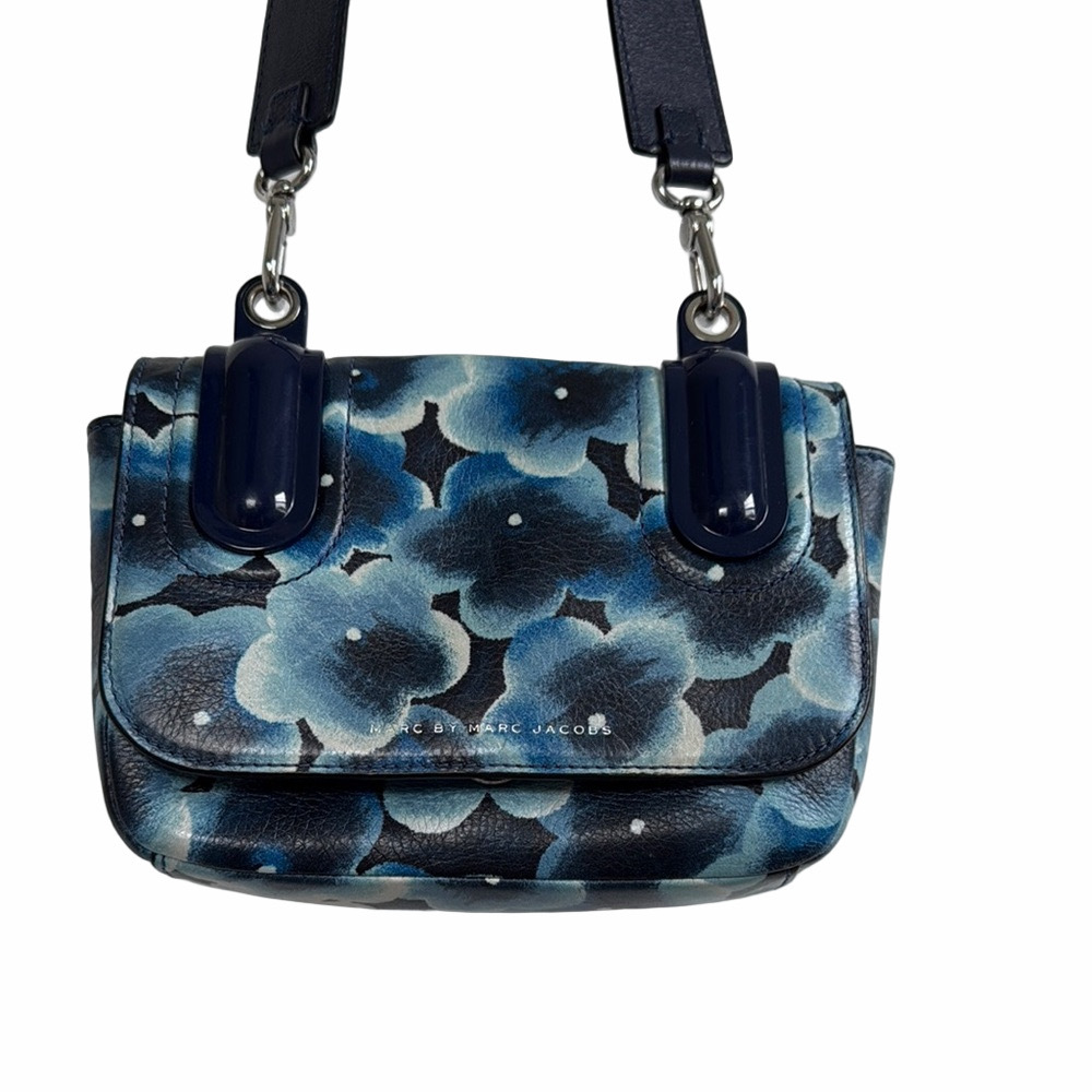 Marc Jacobs Floral Crossbody Bag Blue